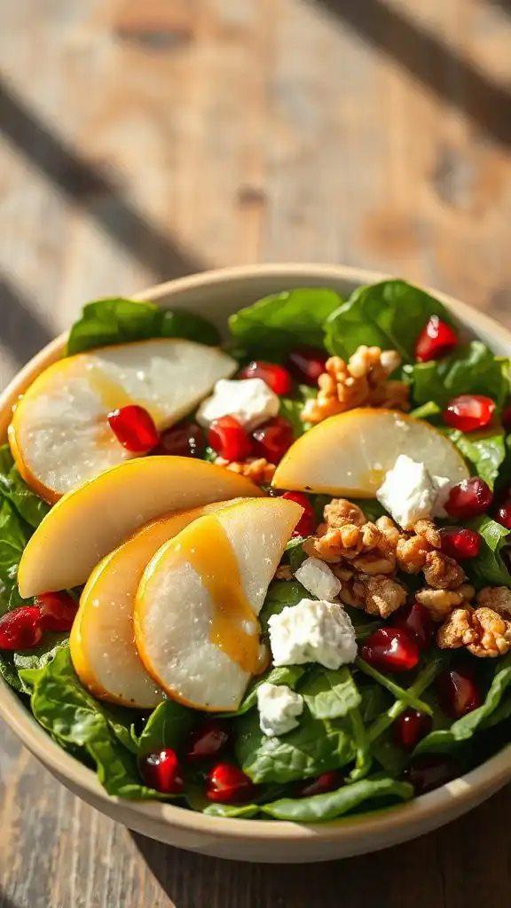 autumn inspired pear salad recipe autumn inspired pear salad recipe