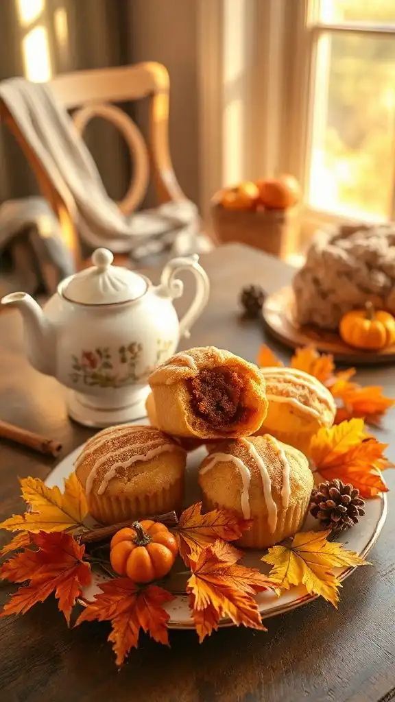 autumn inspired pumpkin dessert bites