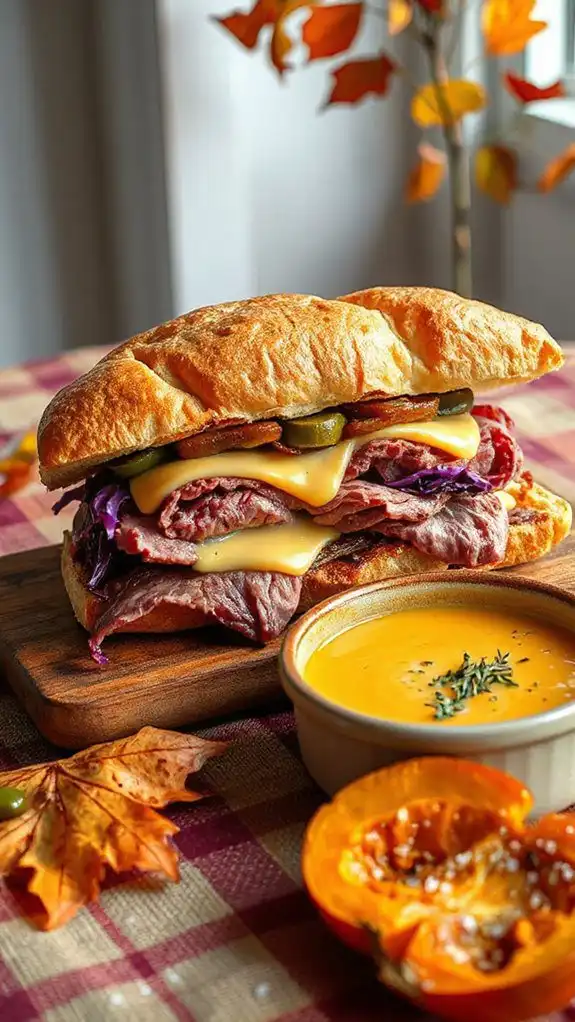 autumn inspired reuben sandwich recipe