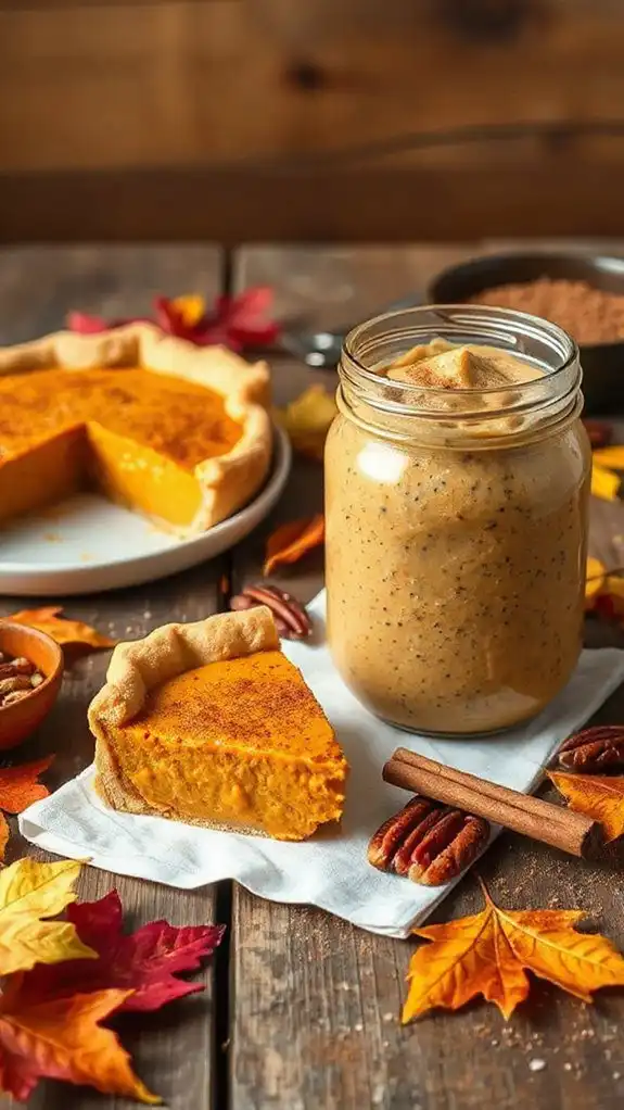 autumn inspired sweet potato pudding