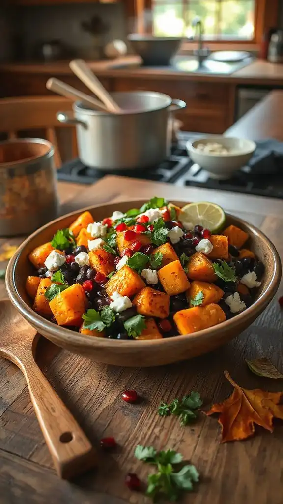 autumn inspired sweet potato salad