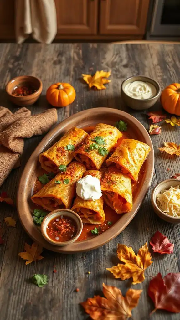 autumn inspired vegetarian enchiladas autumn inspired vegetarian enchiladas
