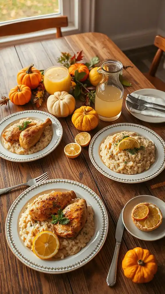 autumn lemon dinner recipes