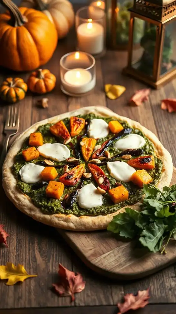 autumn pesto pizza recipe