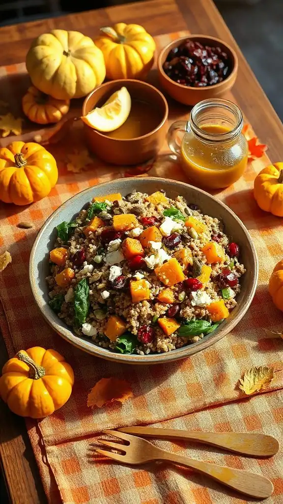 autumn quinoa salad recipe