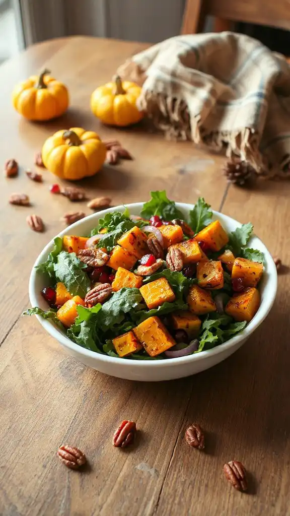 autumn roasted squash salad