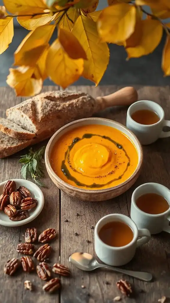 autumn roasted squash soup