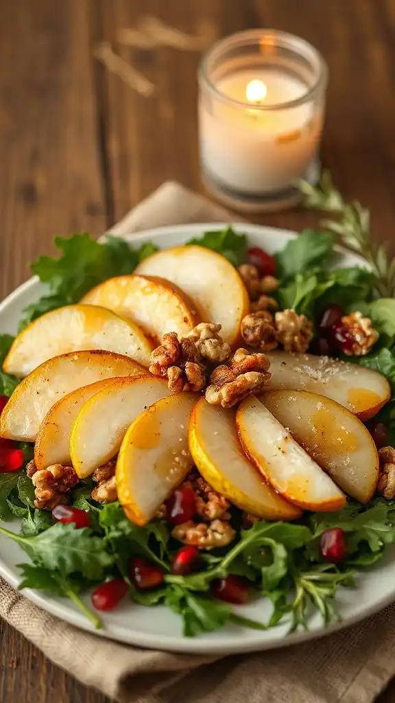 autumn salad with spices