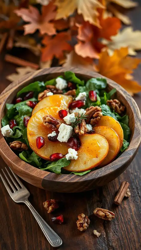 autumn salad with spices