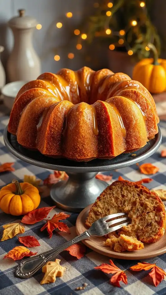 autumn spiced bundt cake