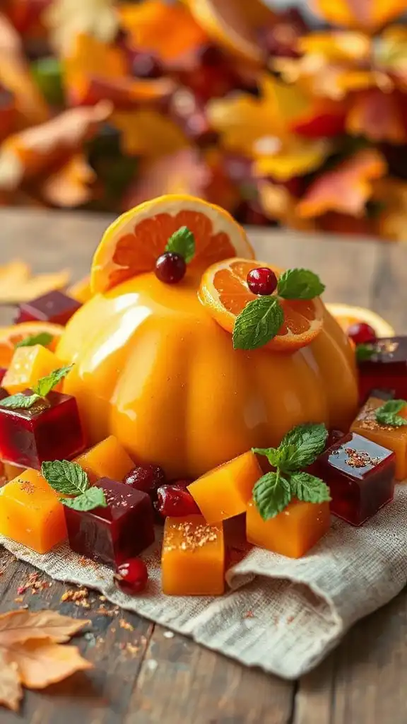 autumn spiced pumpkin dessert