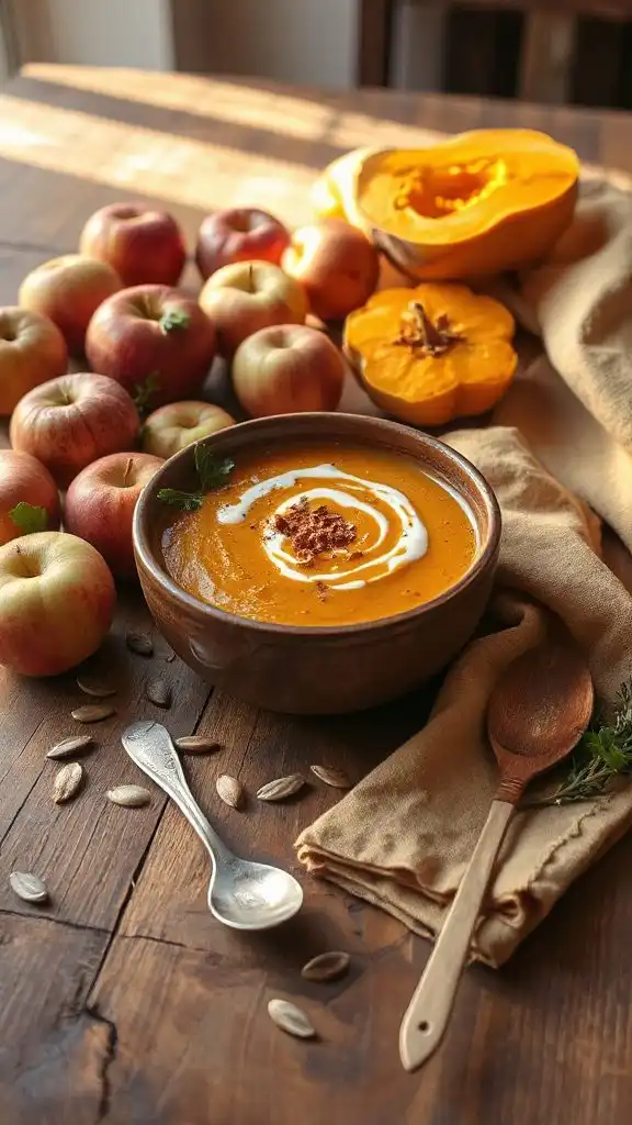 autumn spiced squash soup