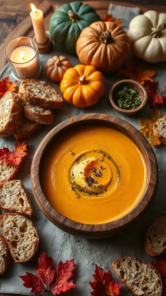 autumn squash and apple soup