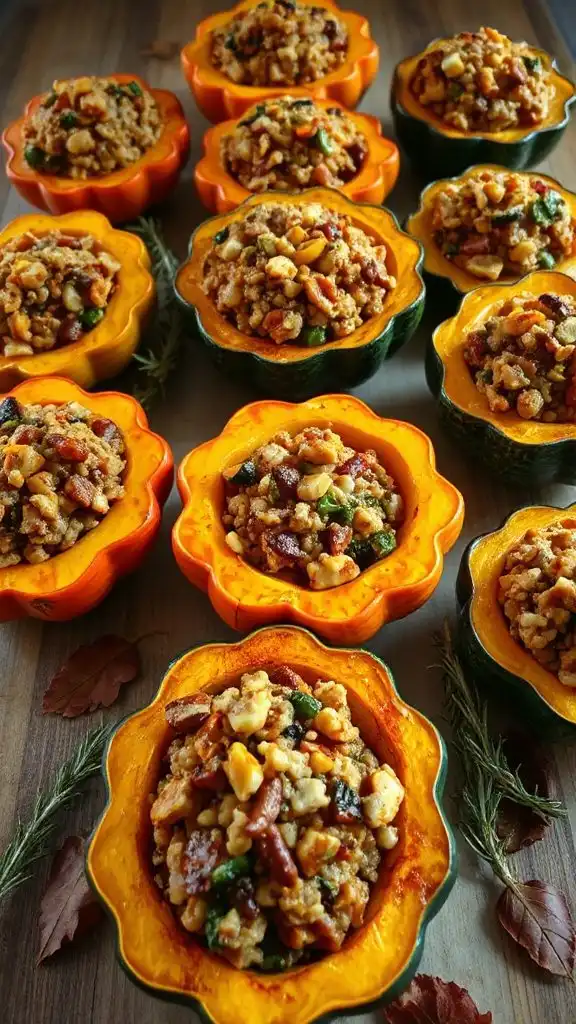 autumn stuffed squash recipes