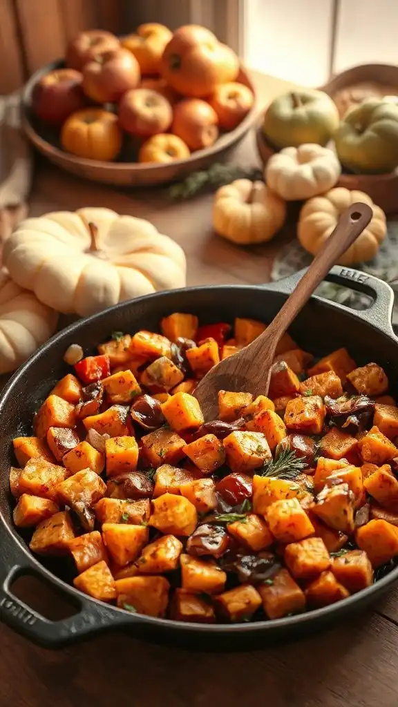 autumn sweet potato hash