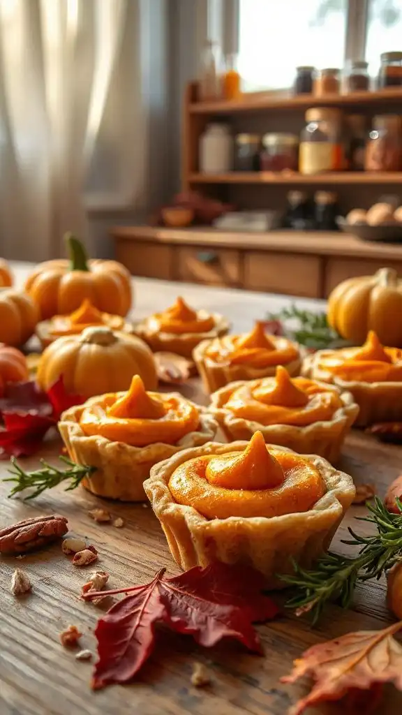 autumn sweet potato tarts