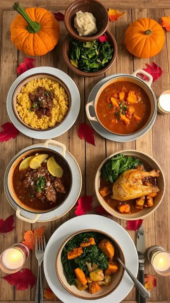 autumn themed one pot dinners