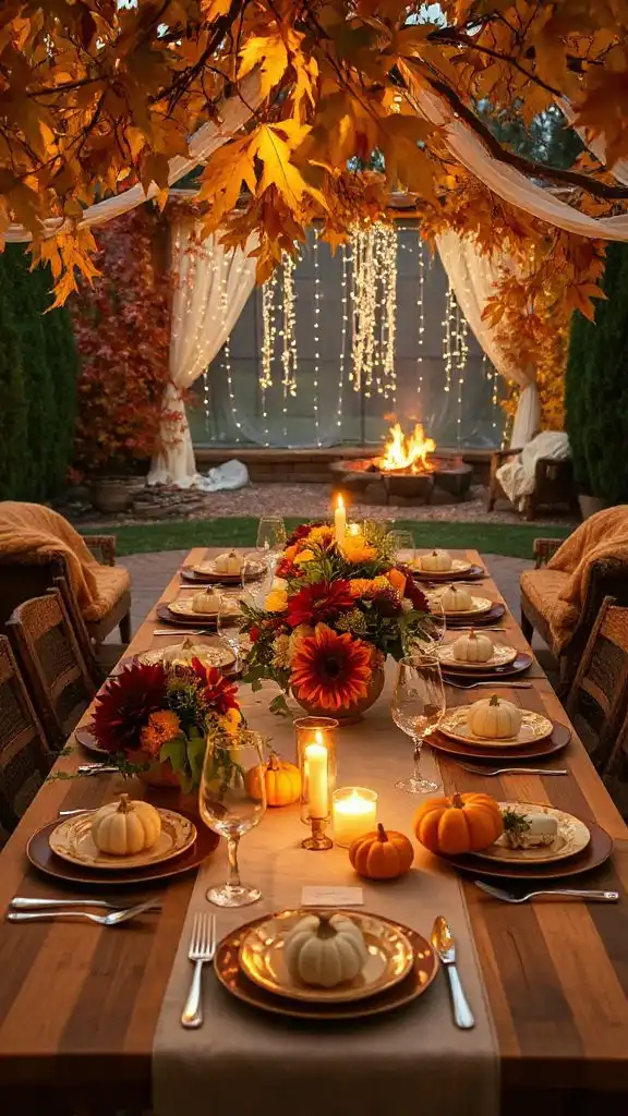 autumn themed roasted pumpkin soup