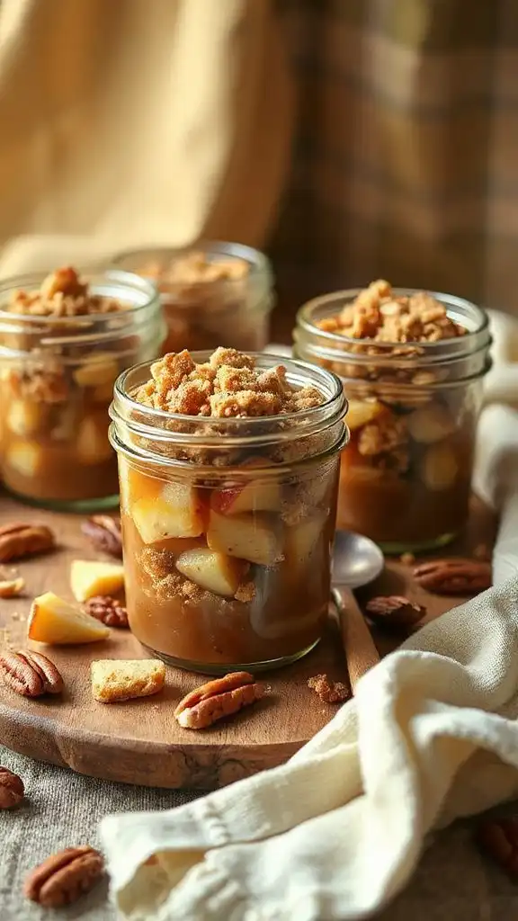 autumn treat with crumble