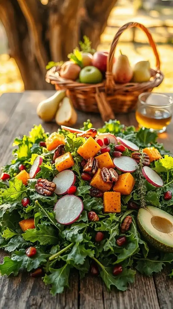 autumn vegetable salad recipe