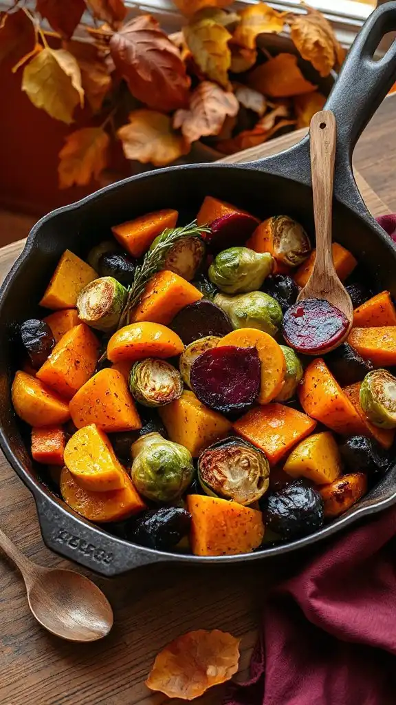 autumn vegetable skillet recipe