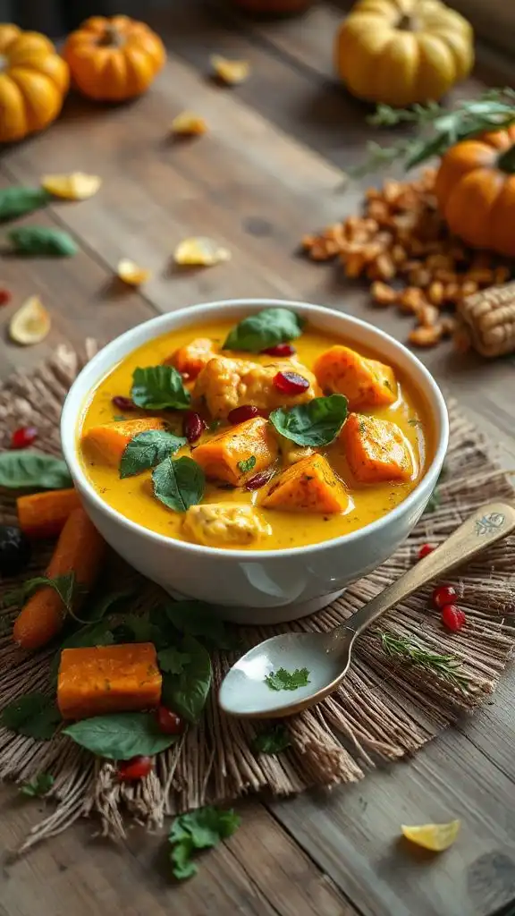 autumn vegetable thai curry