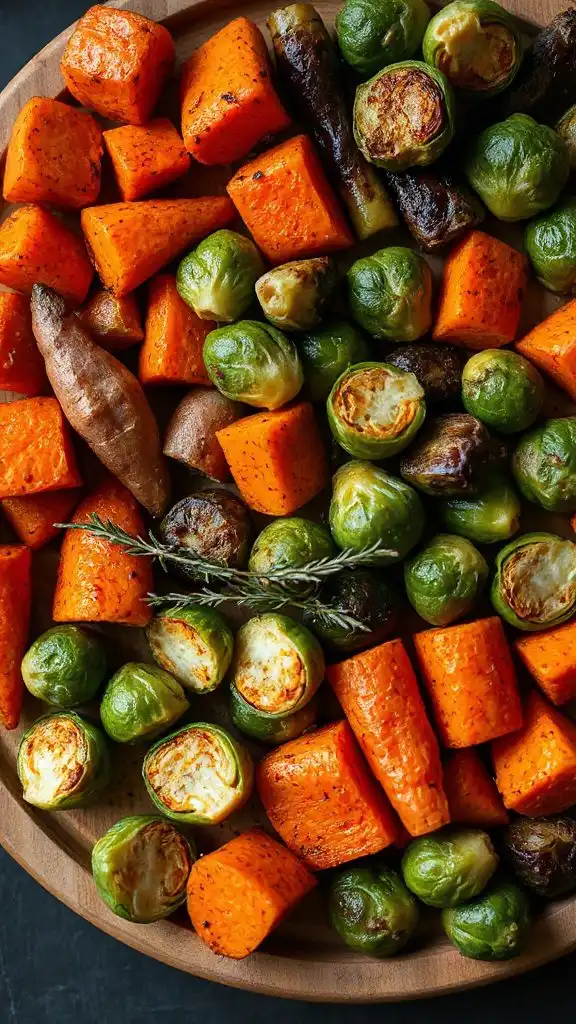 autumn vegetables with caramelization