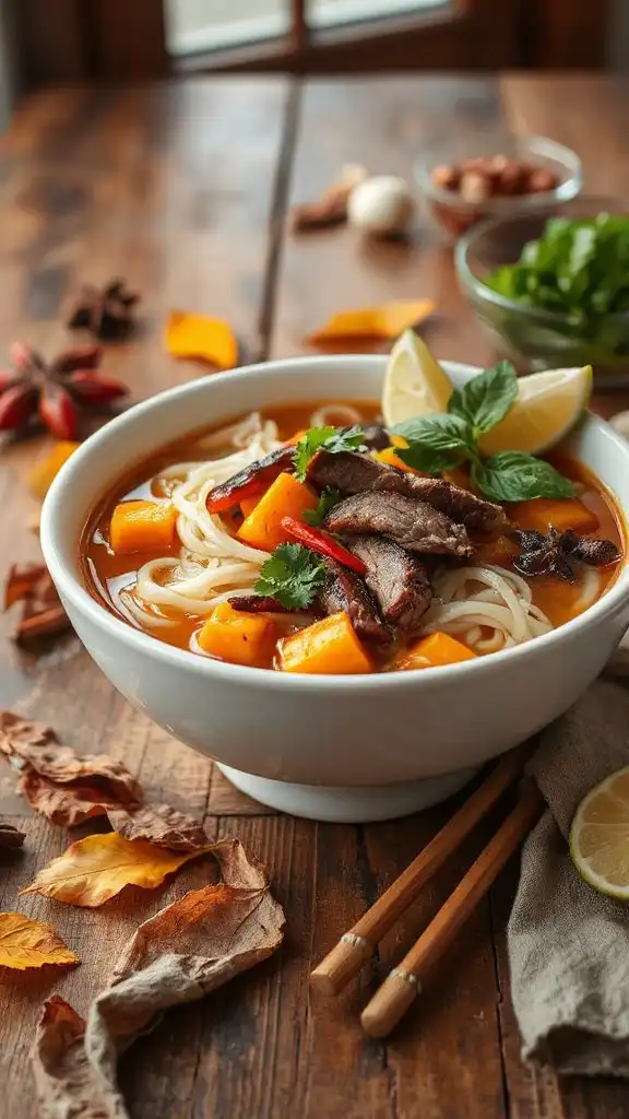 autumn vietnamese pho recipe