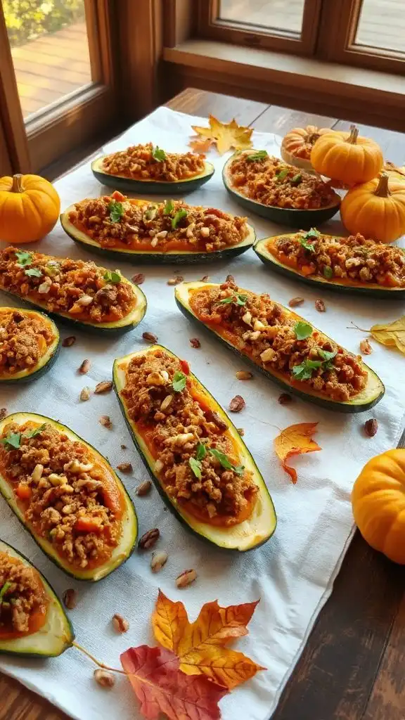 autumn zucchini stuffed recipes