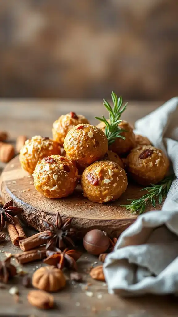 autumnal sweet potato bliss balls