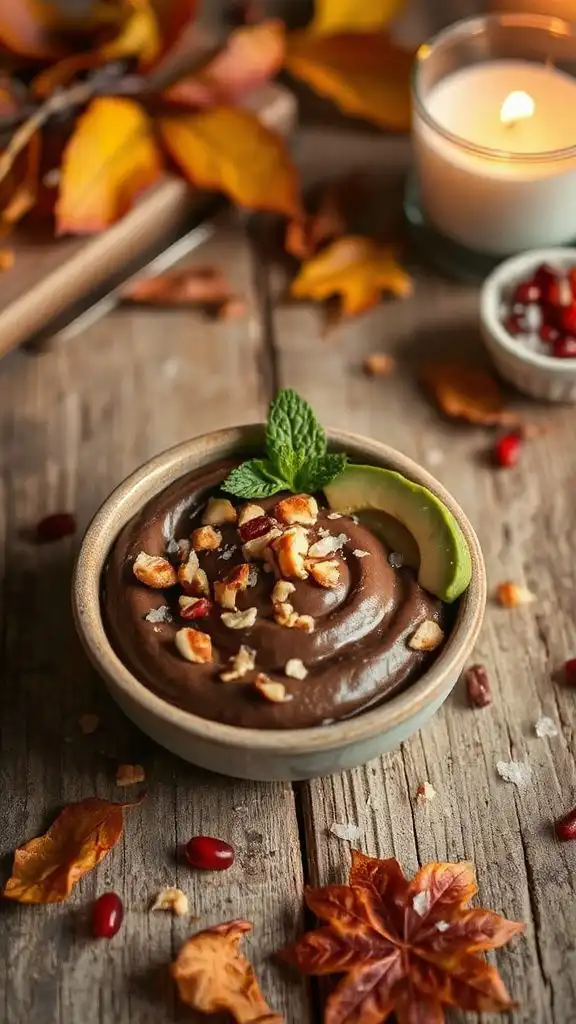 avocado based chocolate mousse