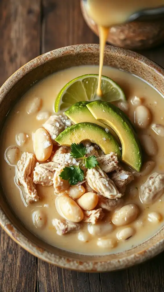 avocado lime turkey chili