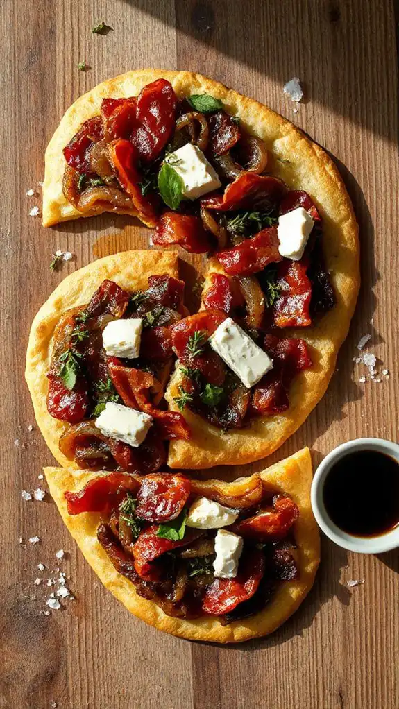 bacon onion flatbread recipe