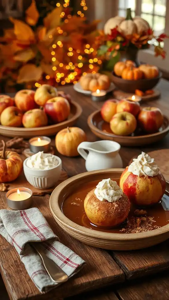 baked apples with cinnamon
