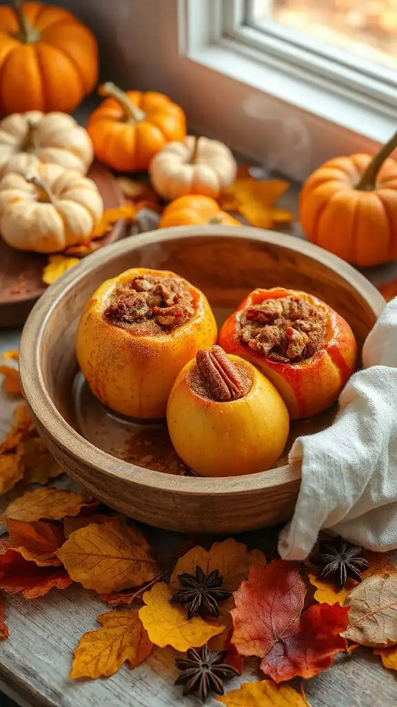 baked apples with cinnamon