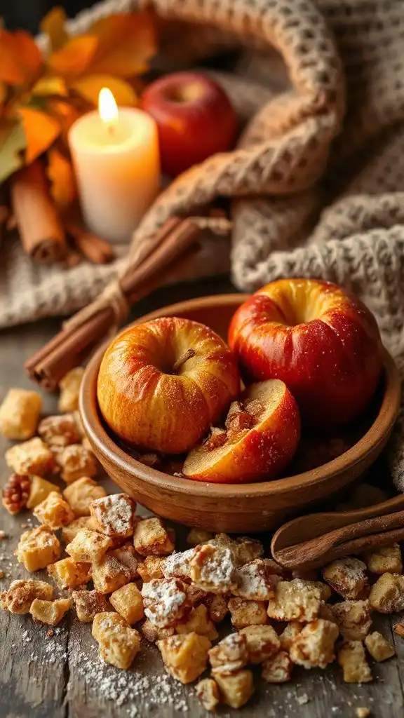 baked apples with cinnamon