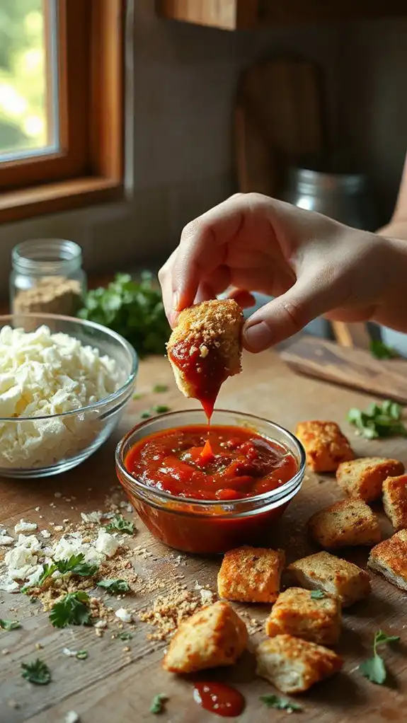 baked chicken parm bites
