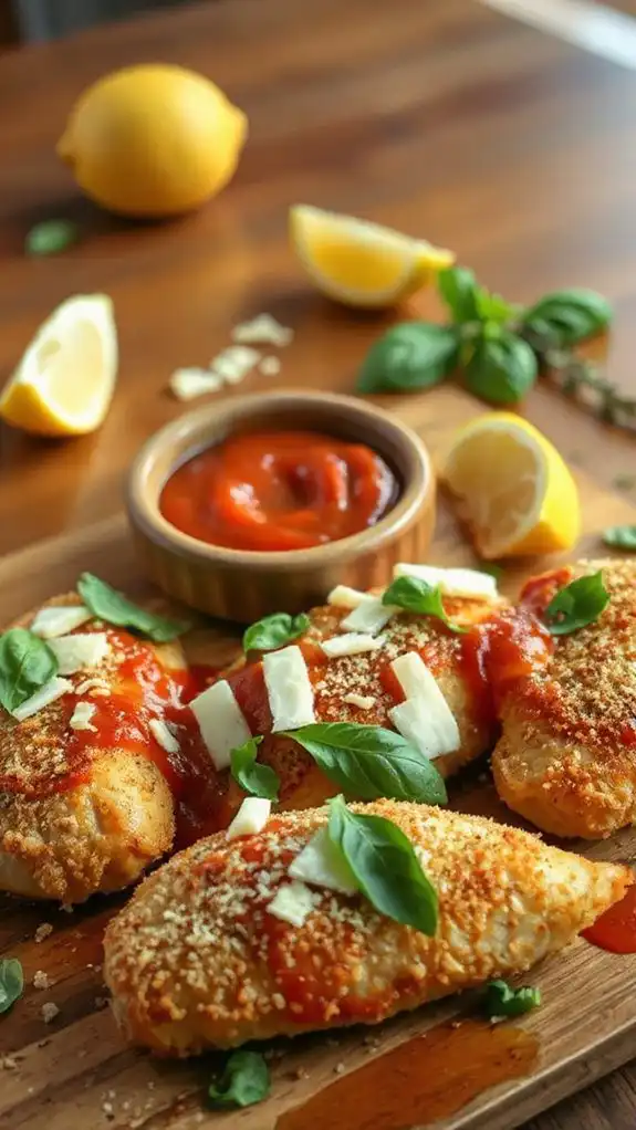 baked chicken parm bites variations