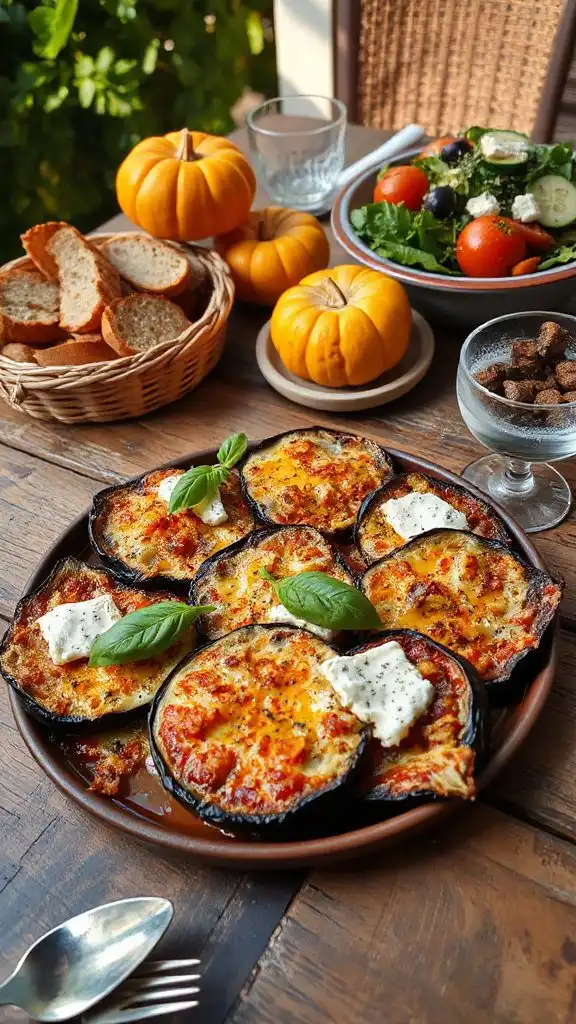 baked eggplant with cheese