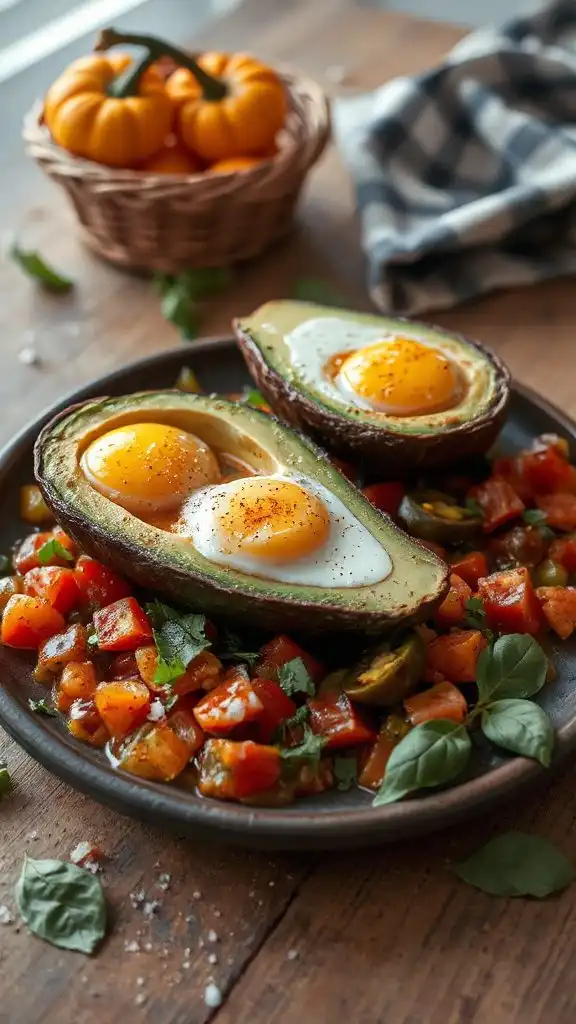 baked eggs with salsa baked eggs with salsa