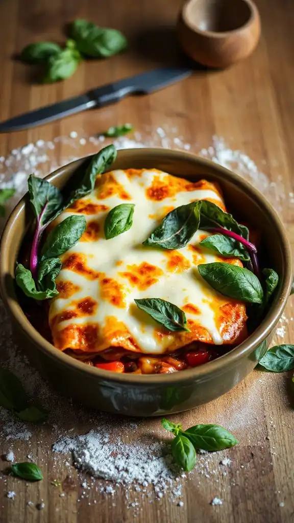 baking sausage swiss chard lasagna