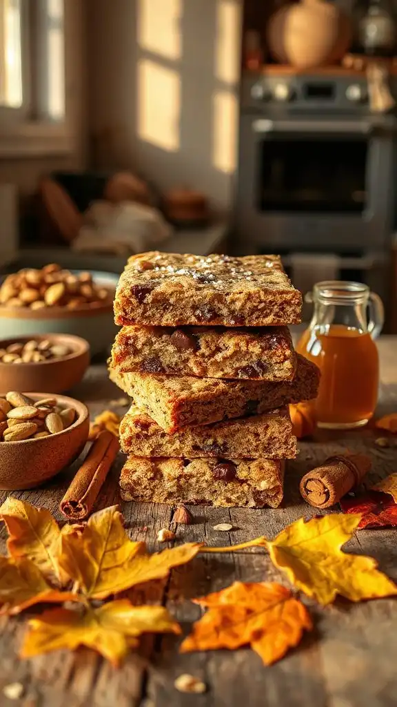 baking wholesome almond butter bars