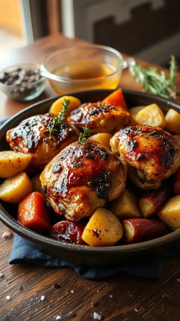 balsamic chicken and vegetables balsamic chicken and vegetables