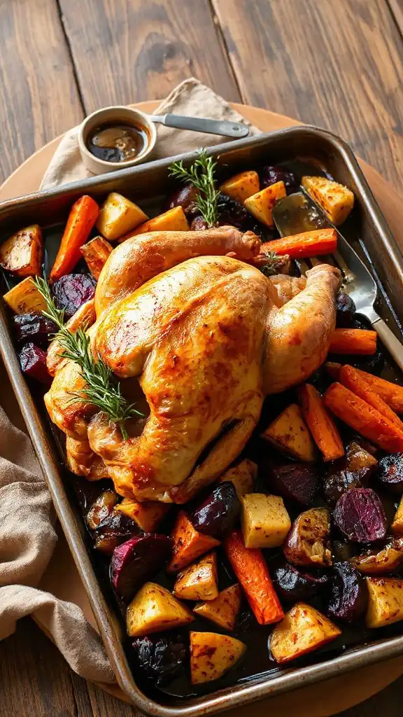 balsamic glazed chicken dinner