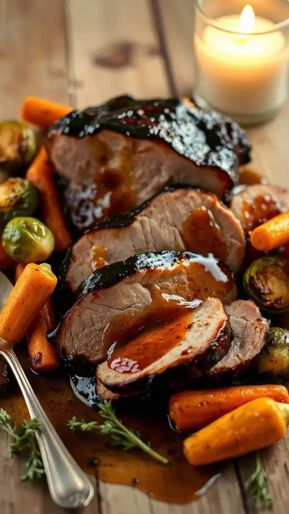 balsamic glazed pork tenderloin