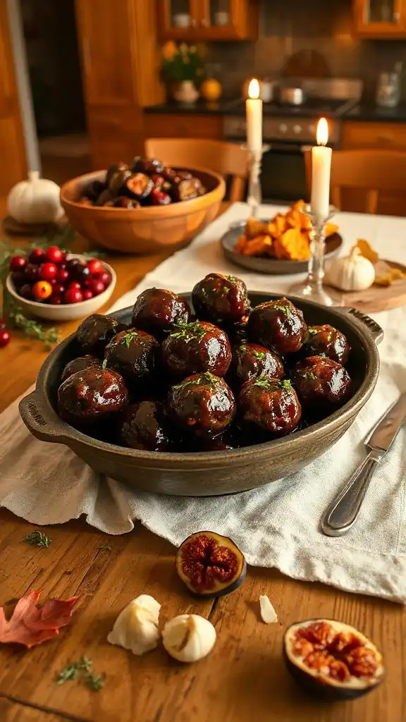 balsamic glazed savory meatballs balsamic glazed savory meatballs