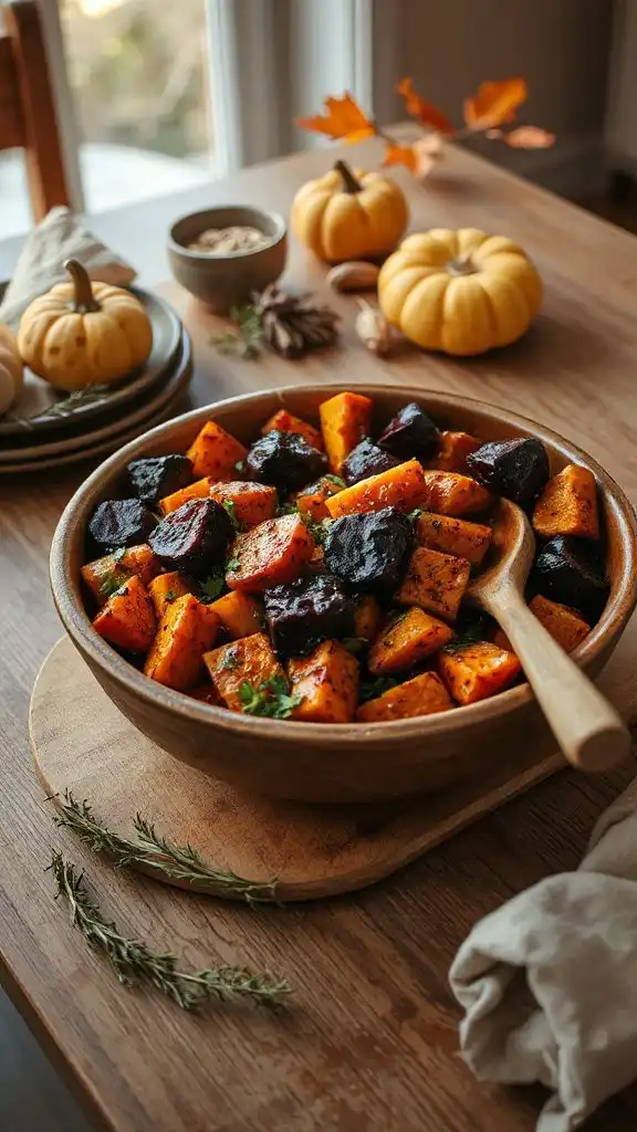 balsamic roasted root vegetables