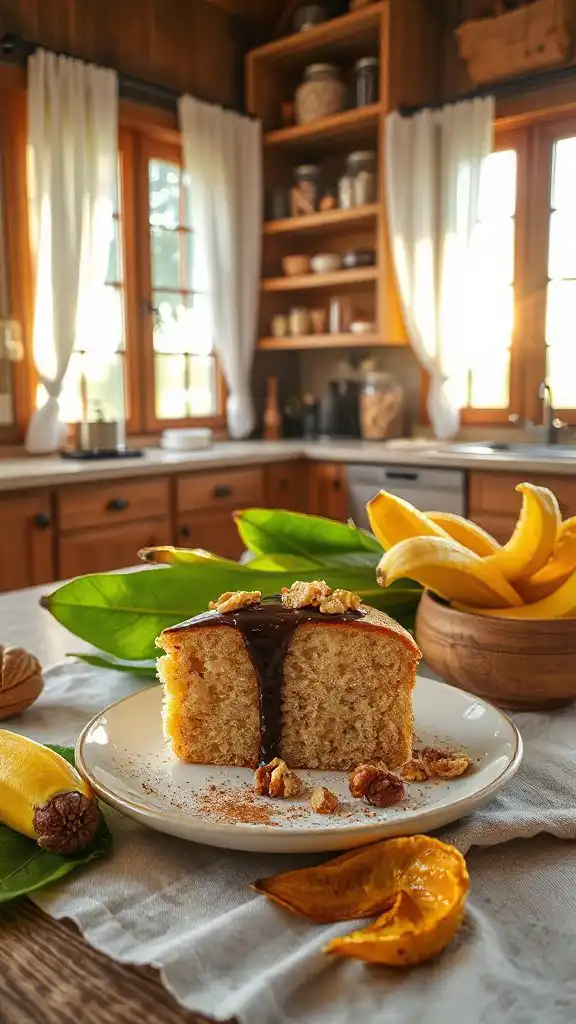banana peel cake recipe