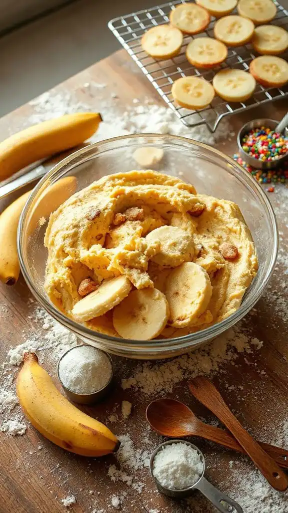 banana pudding cookie dough