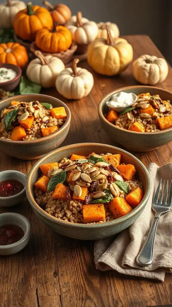 barley butternut squash medley